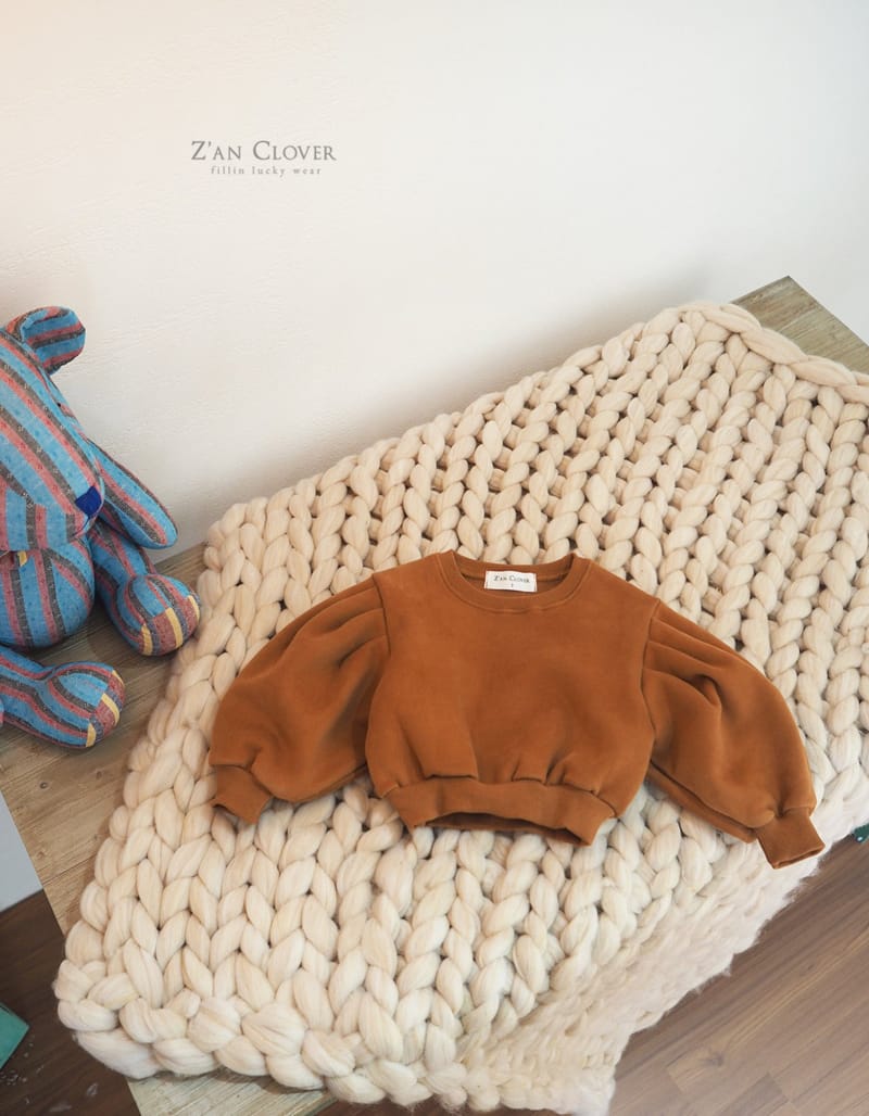 ZAN CLOVER - Korean Children Fashion - #Kfashion4kids - Puff Short Sweatshirt - 7