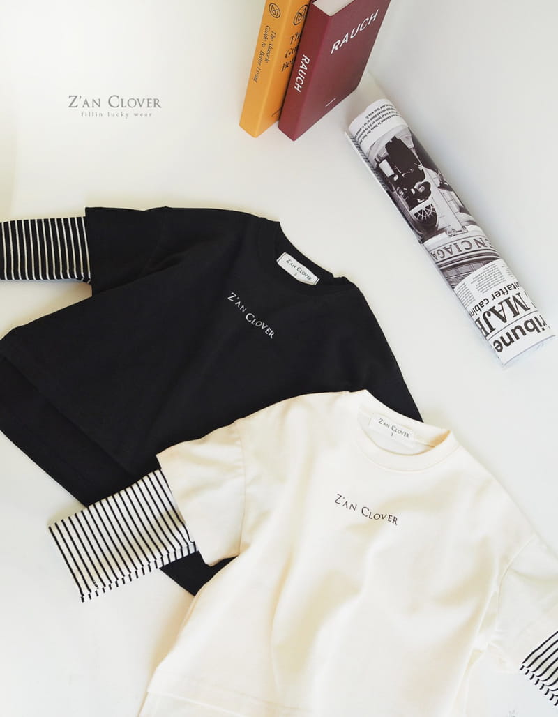 ZAN CLOVER - Korean Children Fashion - #Kfashion4kids - Zan Layered Tee