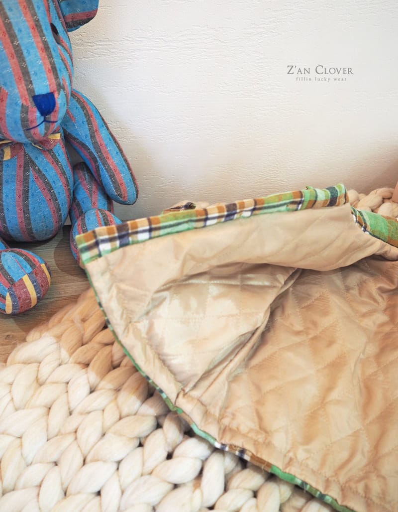 ZAN CLOVER - Korean Children Fashion - #Kfashion4kids - Check Quilting Jacket - 5