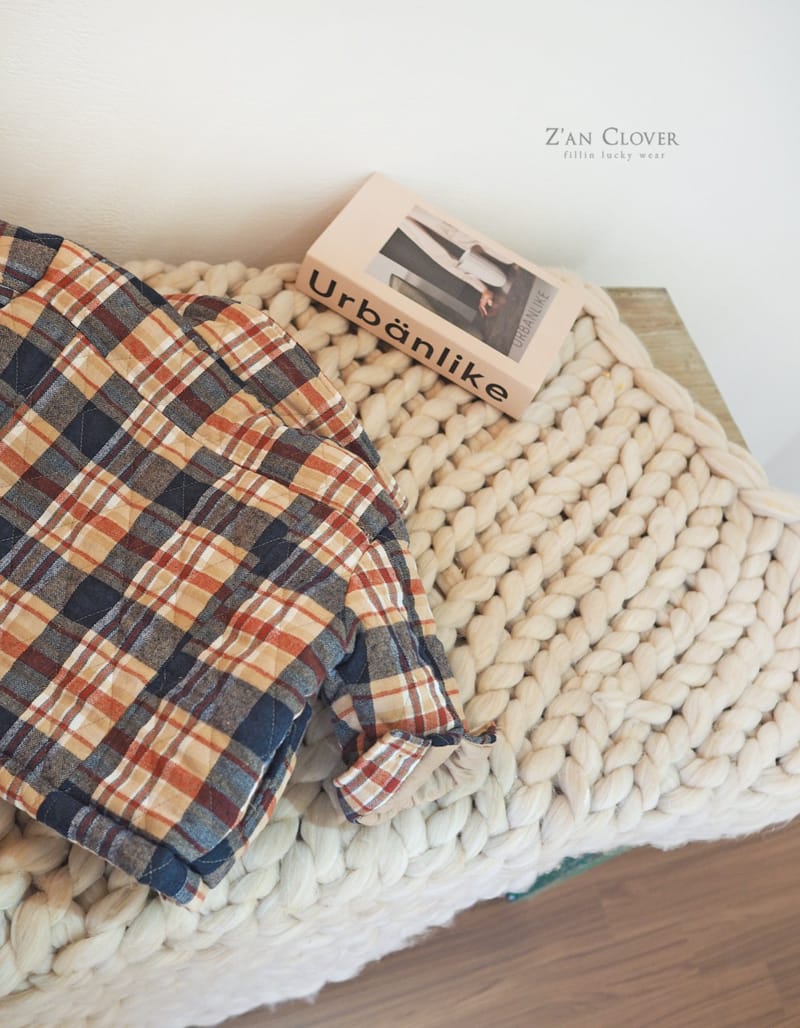 ZAN CLOVER - Korean Children Fashion - #Kfashion4kids - Check Quilting Jacket - 9