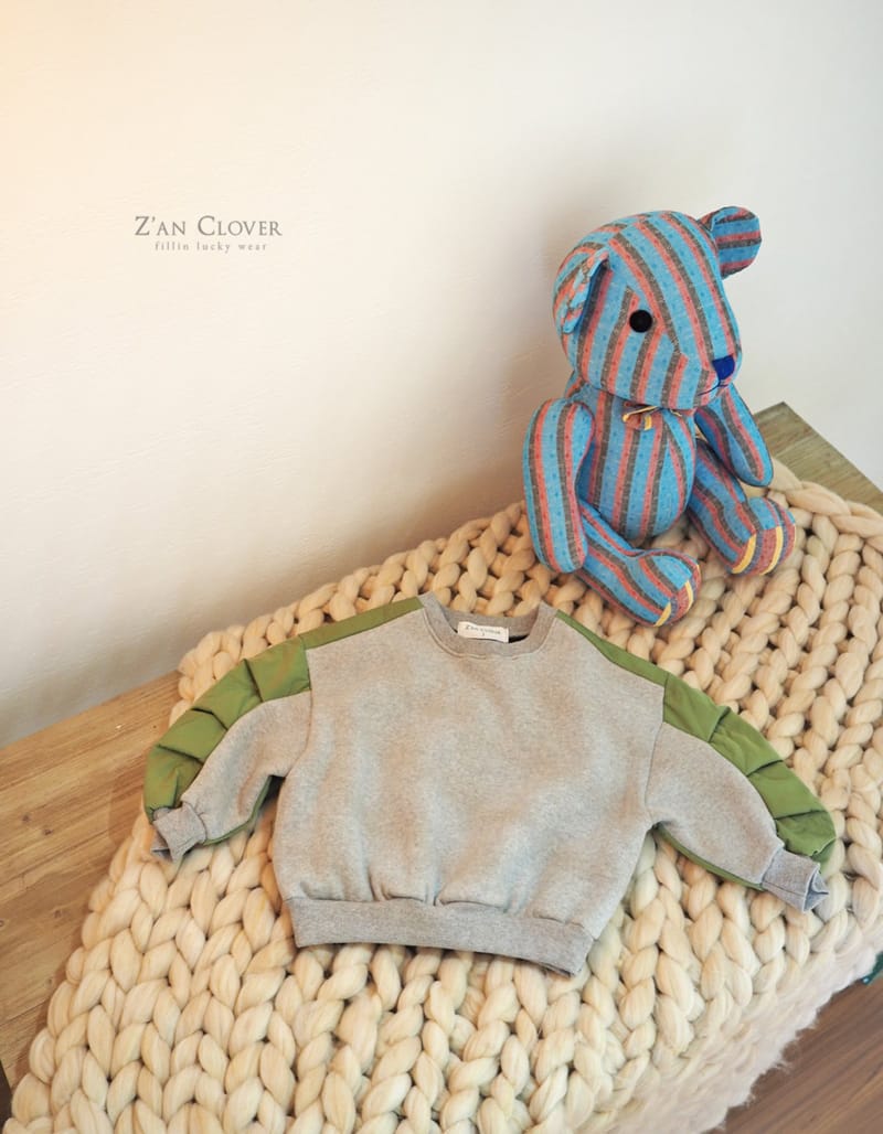 ZAN CLOVER - Korean Children Fashion - #Kfashion4kids - Quilting Volume Sweatshirt Fleece