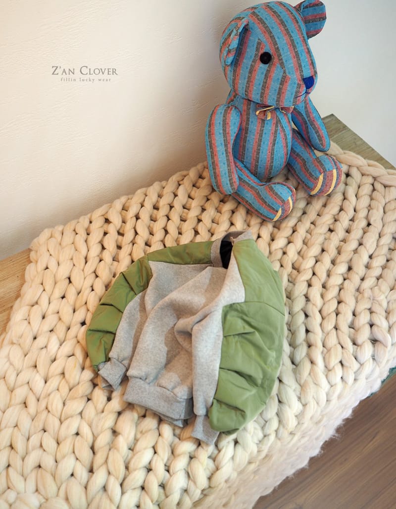 ZAN CLOVER - Korean Children Fashion - #Kfashion4kids - Quilting Volume Sweatshirt Fleece - 2