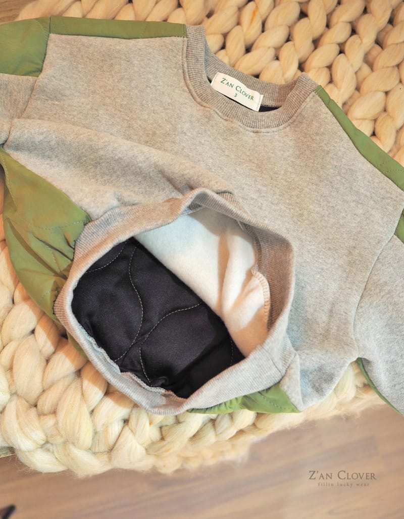 ZAN CLOVER - Korean Children Fashion - #Kfashion4kids - Quilting Volume Sweatshirt Fleece - 7