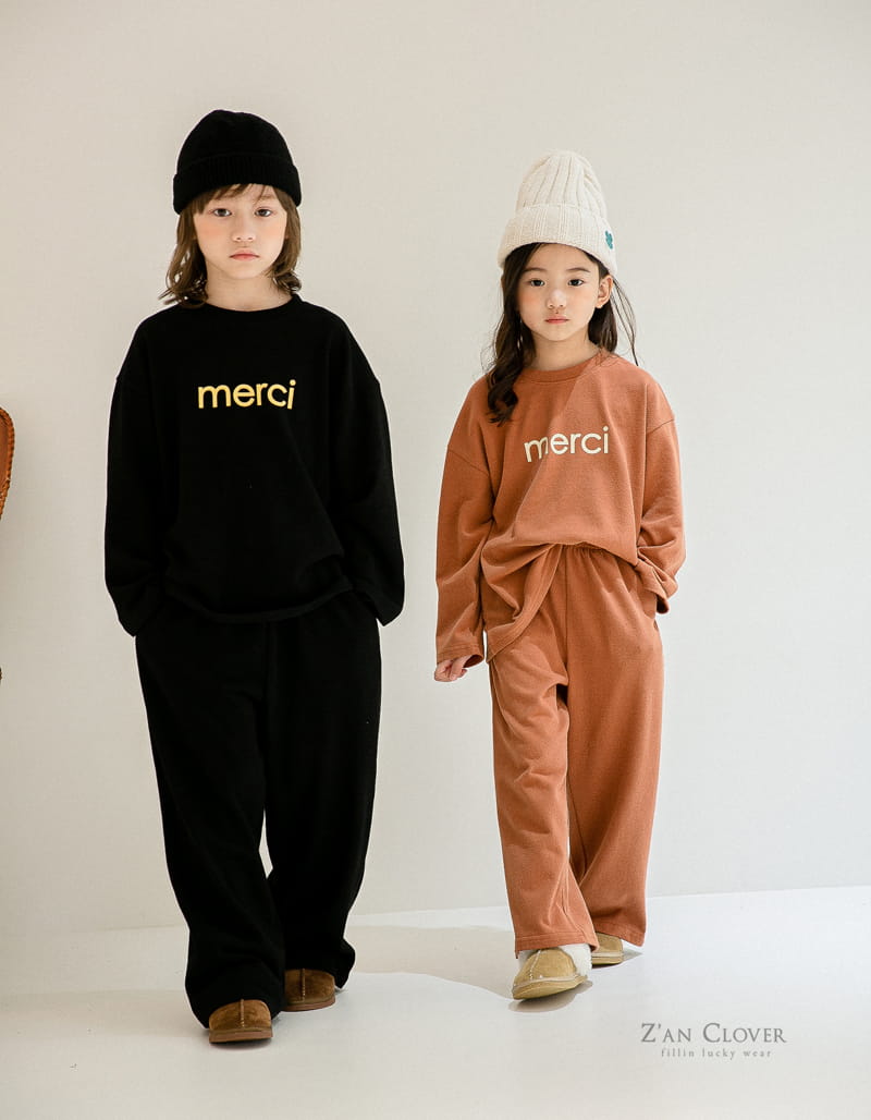 ZAN CLOVER - Korean Children Fashion - #Kfashion4kids - Merci Top Bottom Set - 10