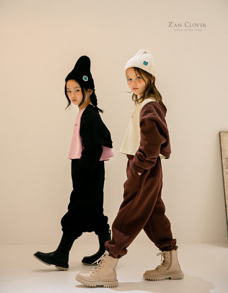 ZAN CLOVER - Korean Children Fashion - #Kfashion4kids - Choco Training Pants - 6