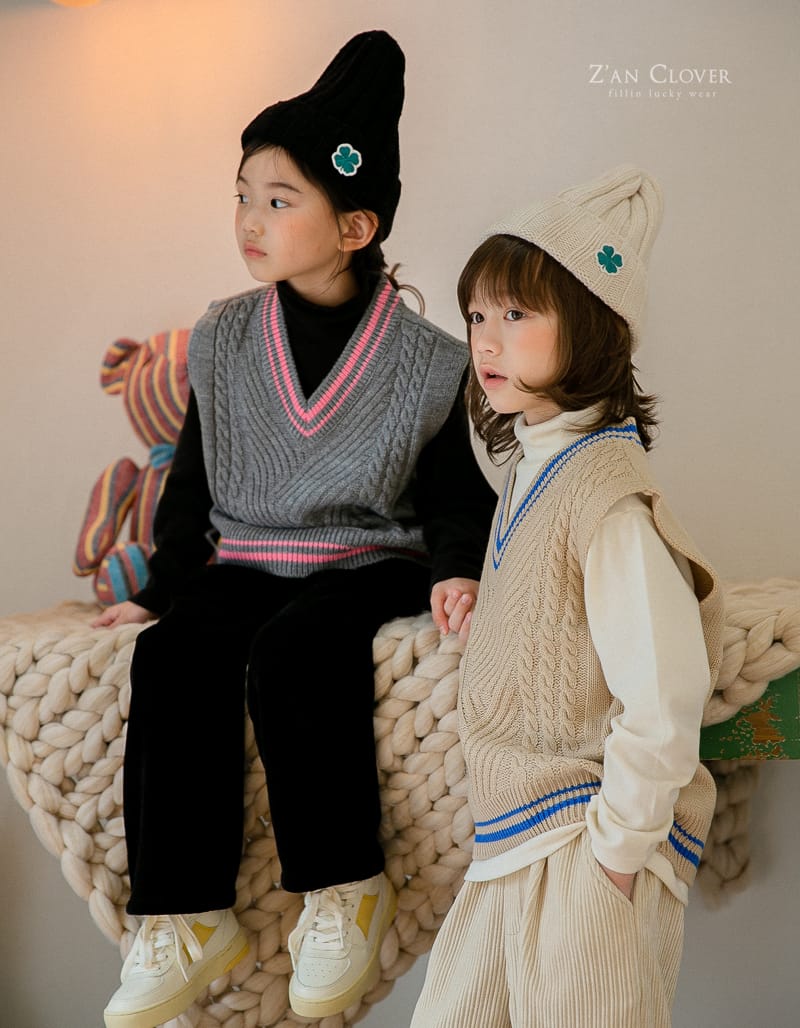 ZAN CLOVER - Korean Children Fashion - #Kfashion4kids - Rib Pants - 8