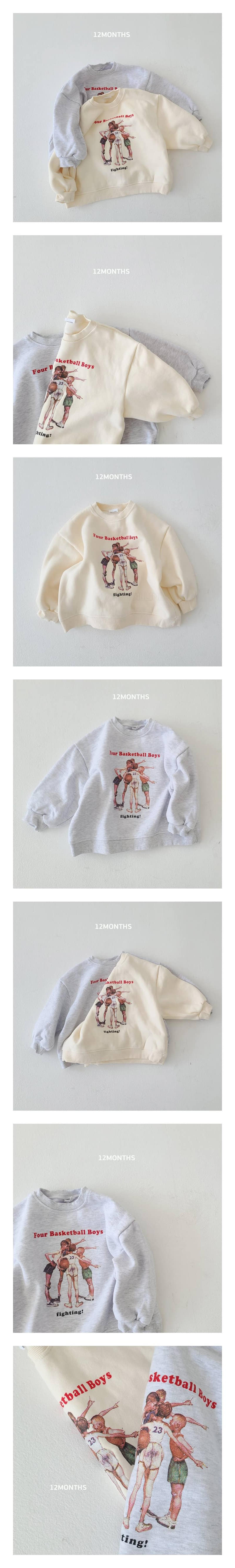 12 MONTH - Korean Children Fashion - #Kfashion4kids - Fighting Sweatshirt