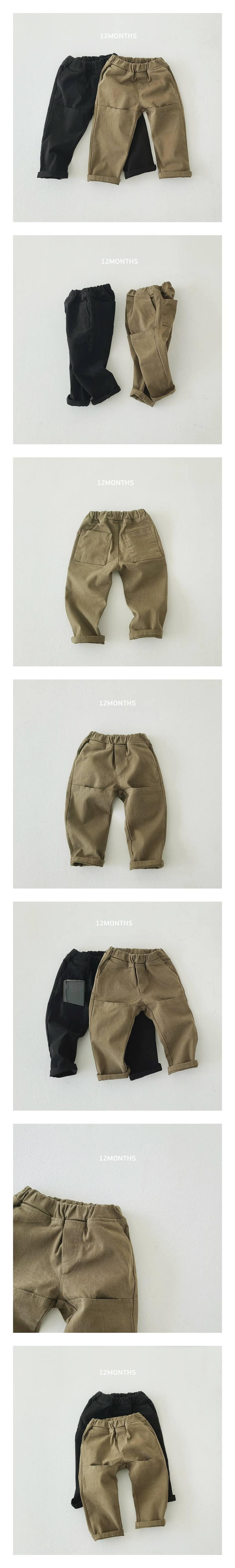 12 MONTH - Korean Children Fashion - #Kfashion4kids - Pocket Span Pants
