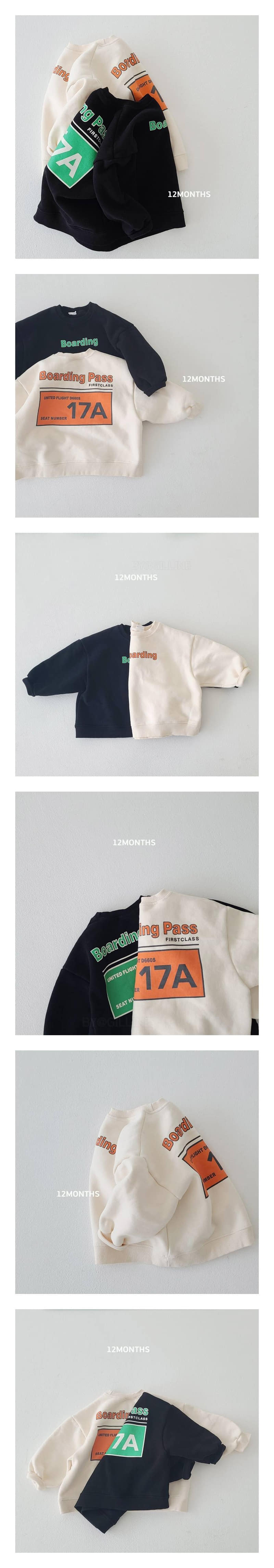 12 MONTH - Korean Children Fashion - #Kfashion4kids - Boding Sweatshirt