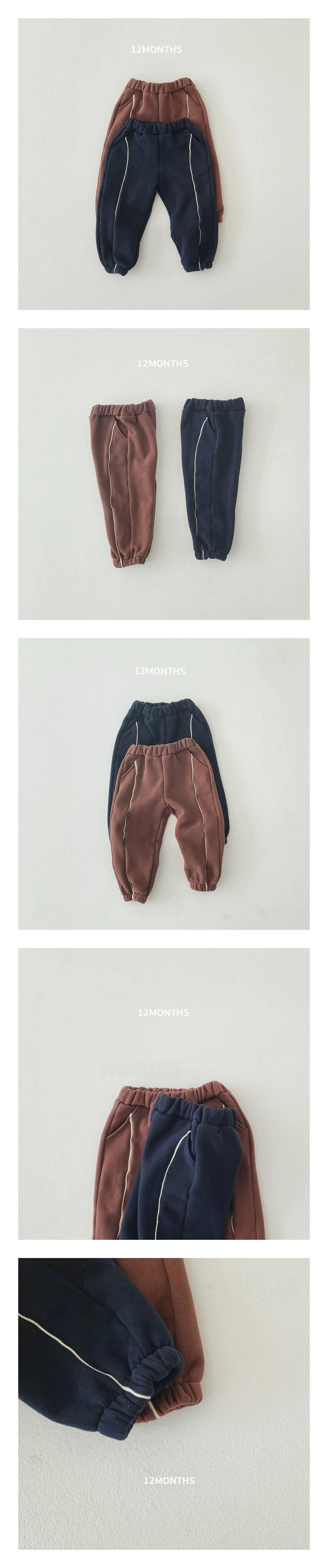 12 MONTH - Korean Children Fashion - #Kfashion4kids - Line Pants