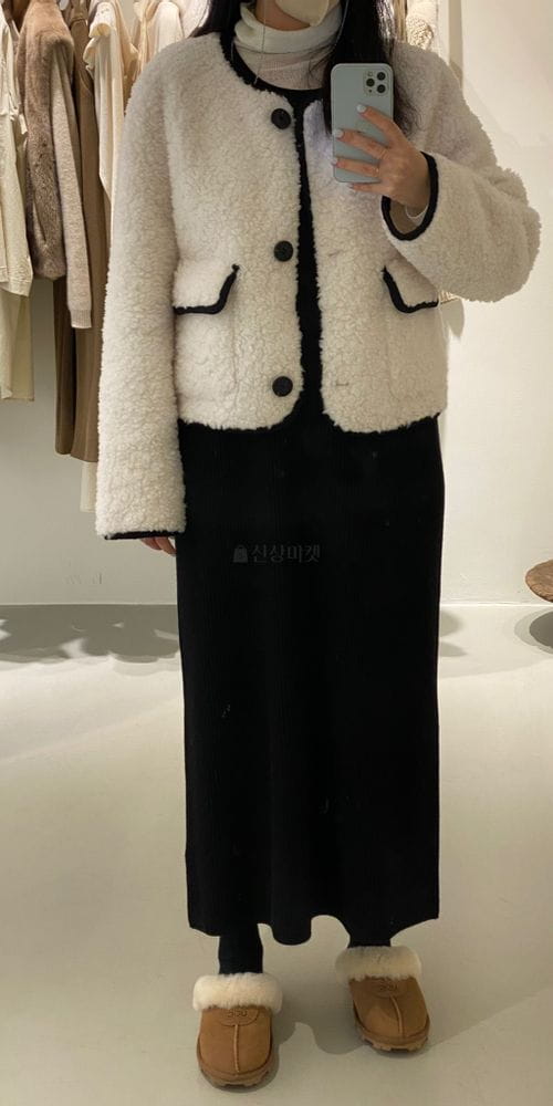 1968 - Korean Children Fashion - #Kfashion4kids - Fleece Fluffy Piping Jacket - 4