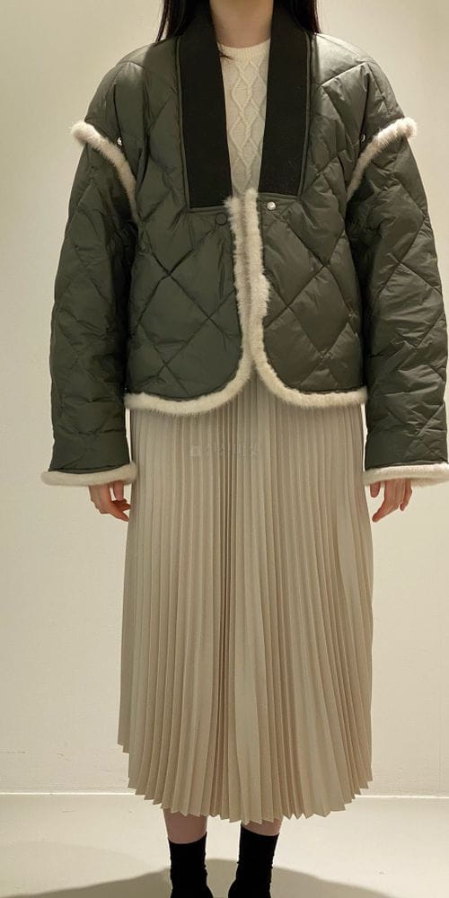 1968 - Korean Children Fashion - #Kfashion4kids - Mink Triming Padding