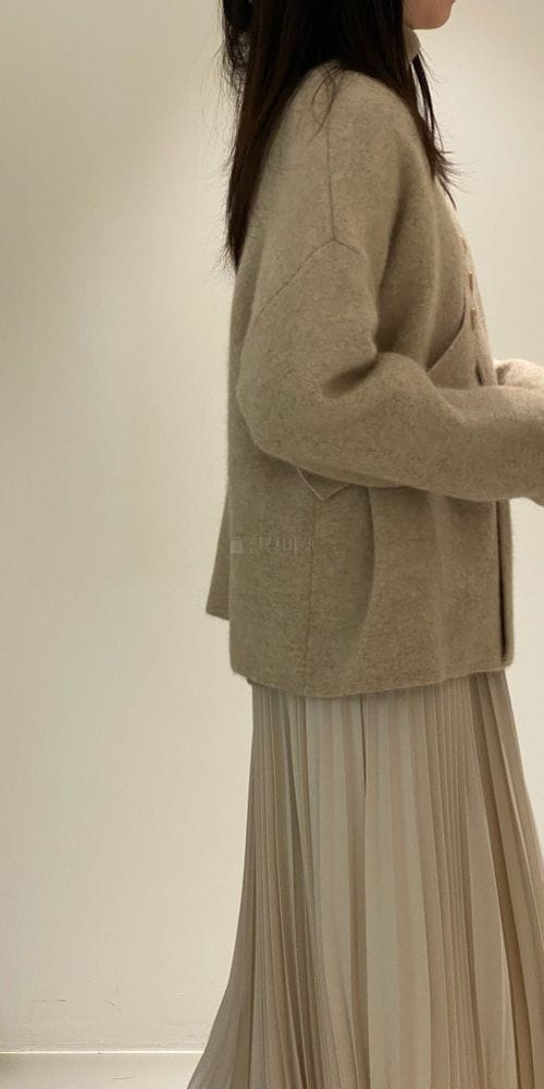 1968 - Korean Children Fashion - #Kfashion4kids - Unbalance Button Cardigan - 2