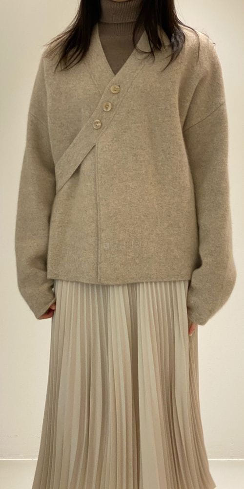 1968 - Korean Children Fashion - #Kfashion4kids - Unbalance Button Cardigan - 3