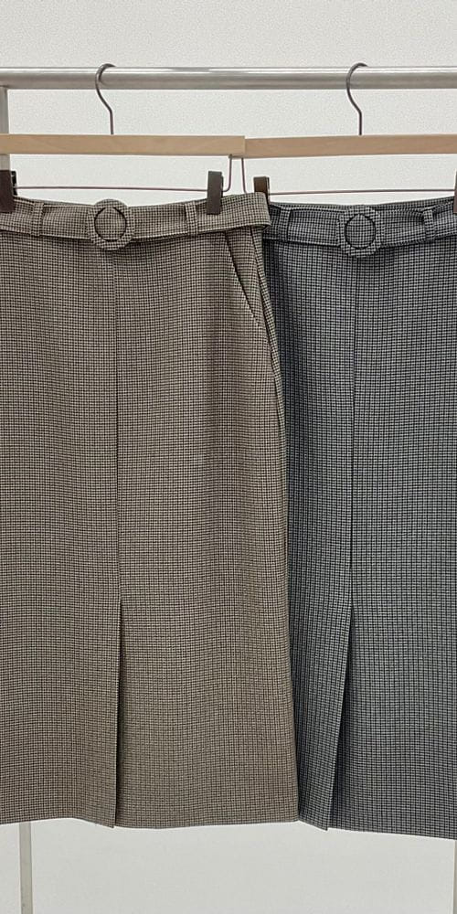 A POINT - Korean Children Fashion - #Kfashion4kids - Check Skirt - 3