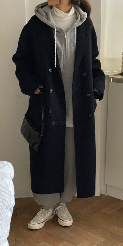 A POINT - Korean Children Fashion - #Kfashion4kids - Back Double Coat - 2