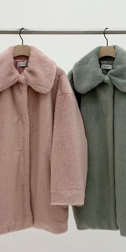 A POINT - Korean Children Fashion - #Kfashion4kids - Mink Jacket - 4