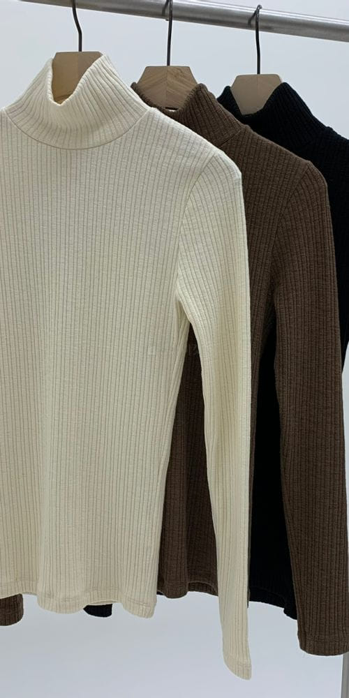 A POINT - Korean Children Fashion - #Kfashion4kids - Rib Turtleneck  - 3