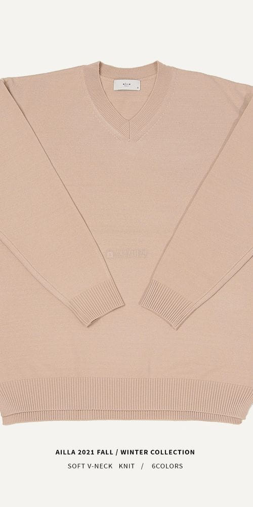 AILLA - Korean Children Fashion - #Kfashion4kids - Soft V Neck Knit - 3