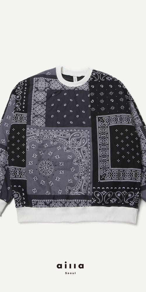 AILLA - Korean Children Fashion - #Kfashion4kids - Multi Paisely Sweatshirt - 2