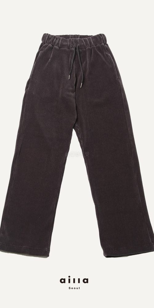 AILLA - Korean Children Fashion - #Kfashion4kids - Corduroy Banding Pants - 3