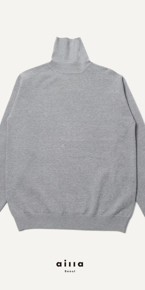 AILLA - Korean Children Fashion - #Kfashion4kids - Caven Long Turtleneck Knit Tee - 4