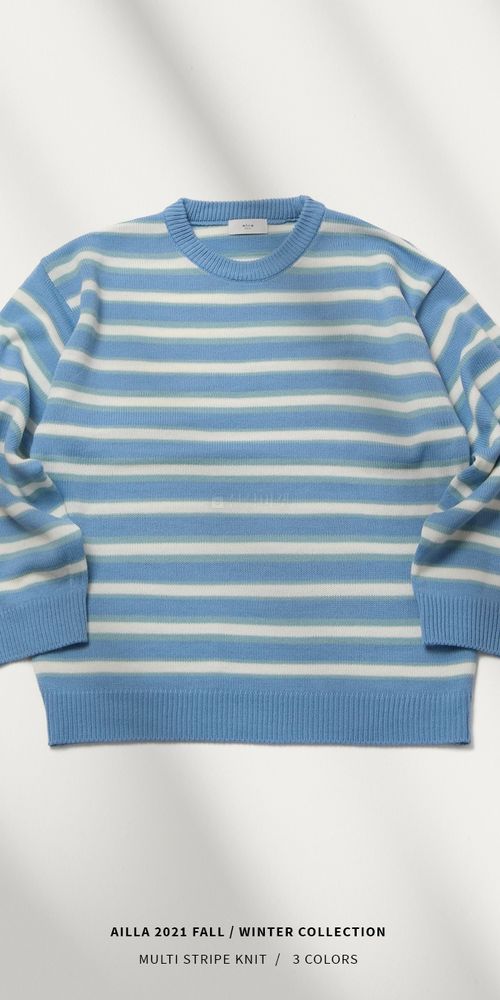 AILLA - Korean Children Fashion - #Kfashion4kids - Color Stripes Tee - 3