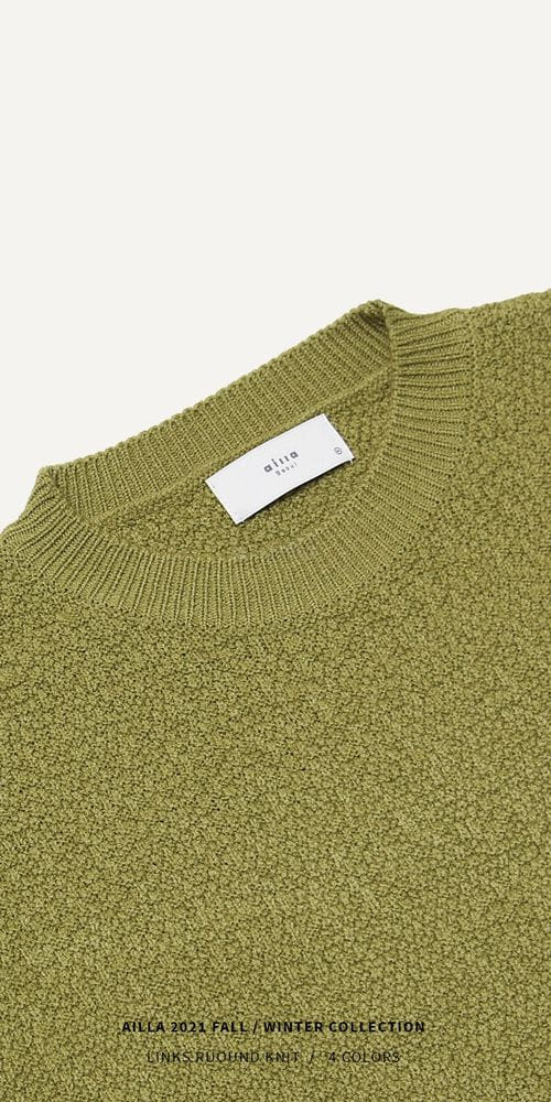 AILLA - Korean Children Fashion - #Kfashion4kids - Ganeggo Round Knit Tee - 2
