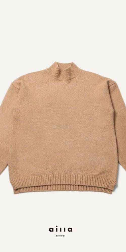 AILLA - Korean Children Fashion - #Kfashion4kids - Cozy Overfit Half Knit Tee - 2