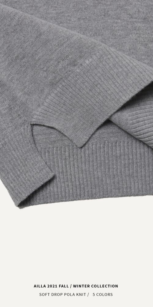 AILLA - Korean Children Fashion - #Kfashion4kids - Soft Drop Turtleneck Tee - 4