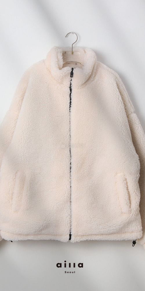 AILLA - Korean Children Fashion - #Kfashion4kids - Fleece Paul Zip-up