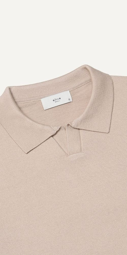 AILLA - Korean Children Fashion - #Kfashion4kids - Open Collar Knit Tee