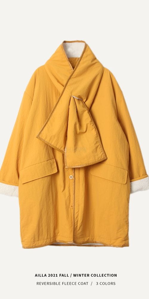 AILLA - Korean Children Fashion - #Kfashion4kids - Reversible Fleecce Coat - 3