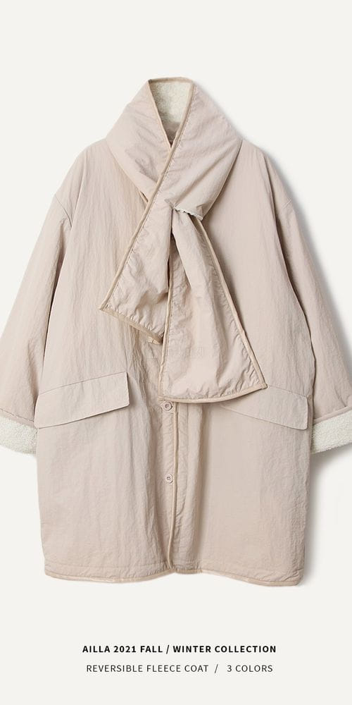 AILLA - Korean Children Fashion - #Kfashion4kids - Reversible Fleecce Coat - 4
