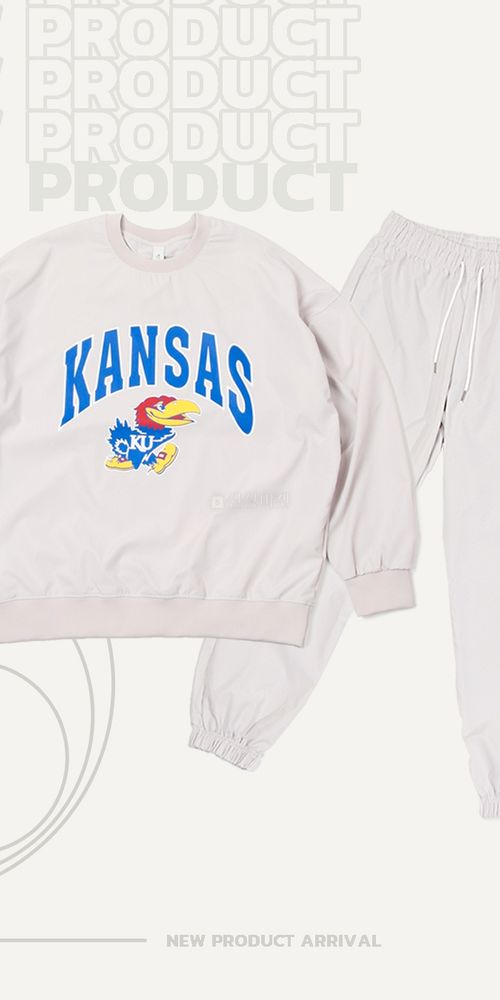 AILLA - Korean Children Fashion - #Kfashion4kids - Kansas Sweatshirt Jogger Pants Set