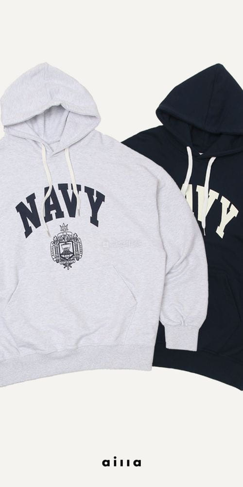 AILLA - Korean Children Fashion - #Kfashion4kids - Navy Hoody Jogger Pants Set - 3