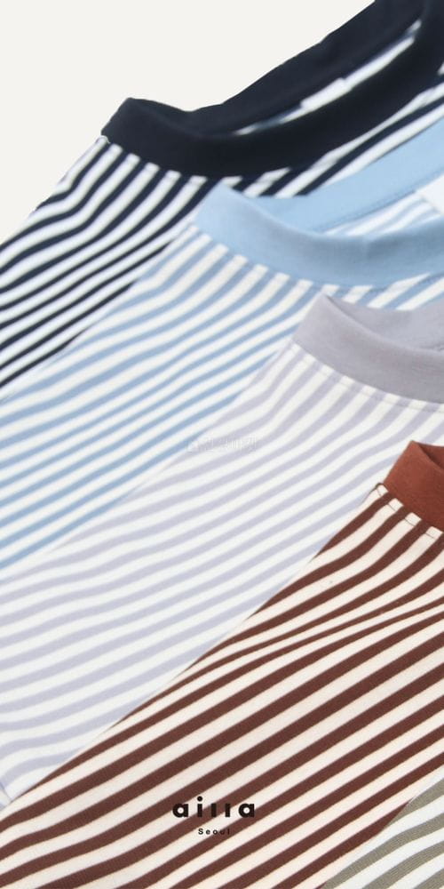 AILLA - Korean Children Fashion - #Kfashion4kids - Pilip Stripes Long Sleeve Tee