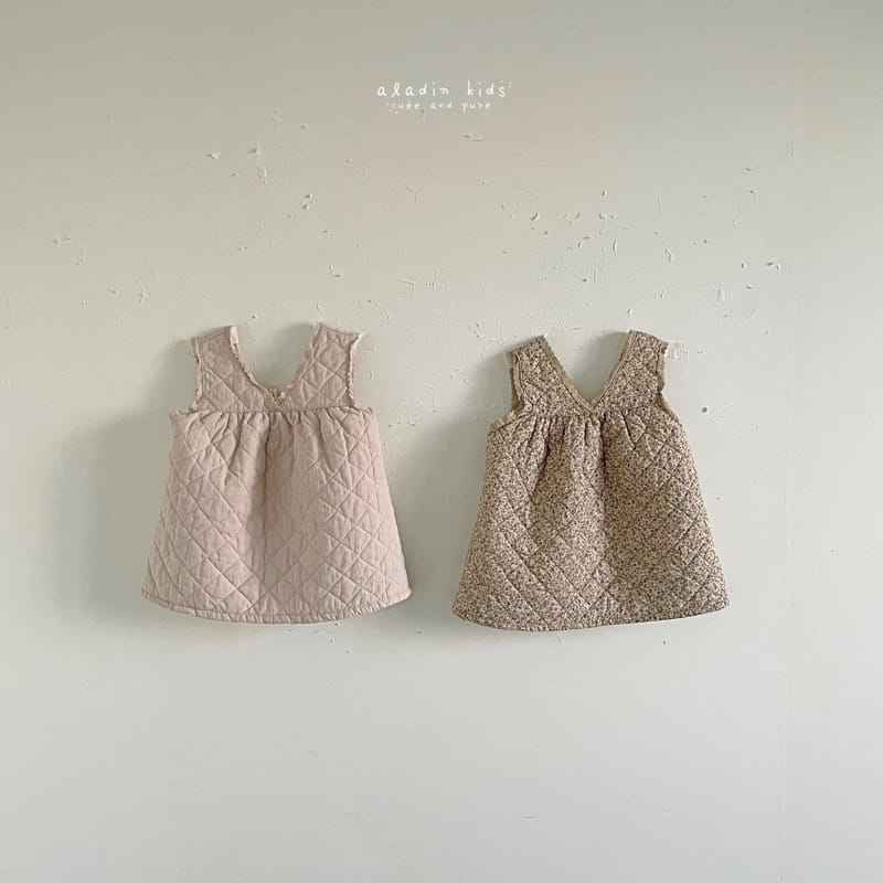 ALADIN - Korean Children Fashion - #Kfashion4kids - Latte Vest One-piece