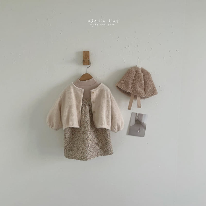 ALADIN - Korean Children Fashion - #Kfashion4kids - Latte Vest One-piece - 8