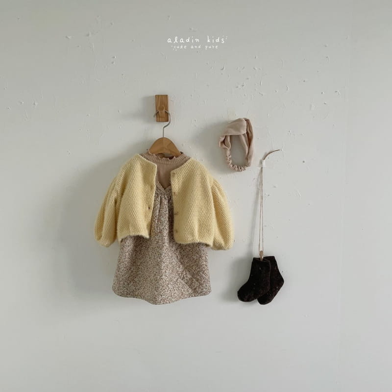 ALADIN - Korean Children Fashion - #Kfashion4kids - Latte Vest One-piece - 9