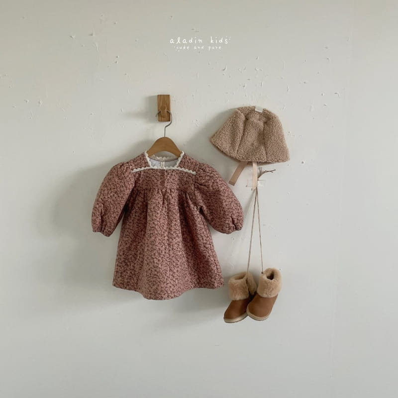 ALADIN - Korean Children Fashion - #Kfashion4kids - Latte Padding One-piece