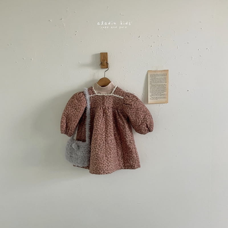 ALADIN - Korean Children Fashion - #Kfashion4kids - Latte Padding One-piece - 2