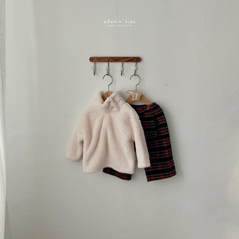 ALADIN - Korean Children Fashion - #Kfashion4kids - Check Wrinkle Pants - 2