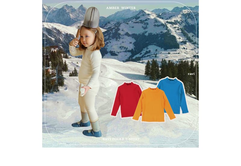 AMBER - Korean Children Fashion - #Kfashion4kids - Ravi Turtleneck Tee