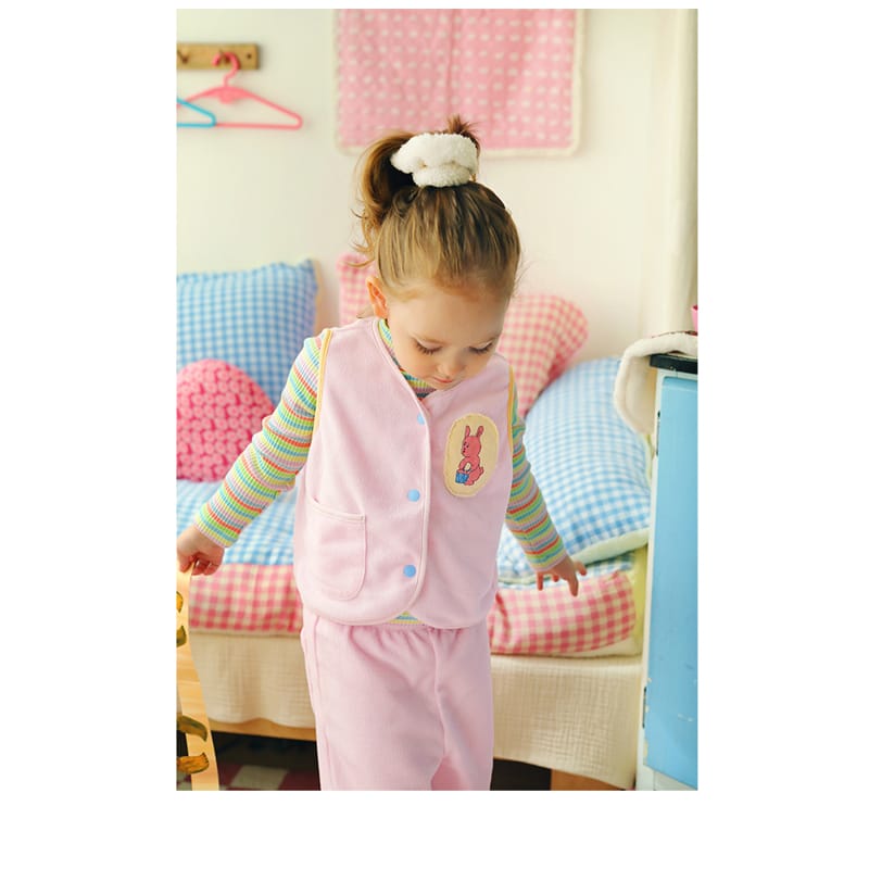 AMBER - Korean Children Fashion - #Kfashion4kids - Cony Top Bottom Set