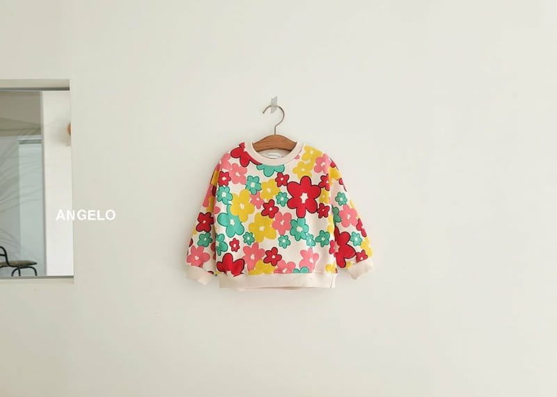ANGELO - Korean Children Fashion - #Kfashion4kids - Flower Fleece Sweatshirt - 2