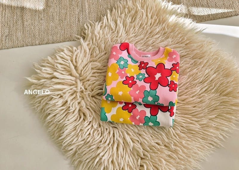 ANGELO - Korean Children Fashion - #Kfashion4kids - Flower Fleece Sweatshirt - 4