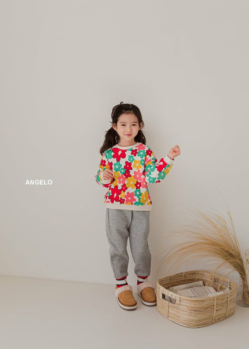 ANGELO - Korean Children Fashion - #Kfashion4kids - Flower Fleece Sweatshirt - 5