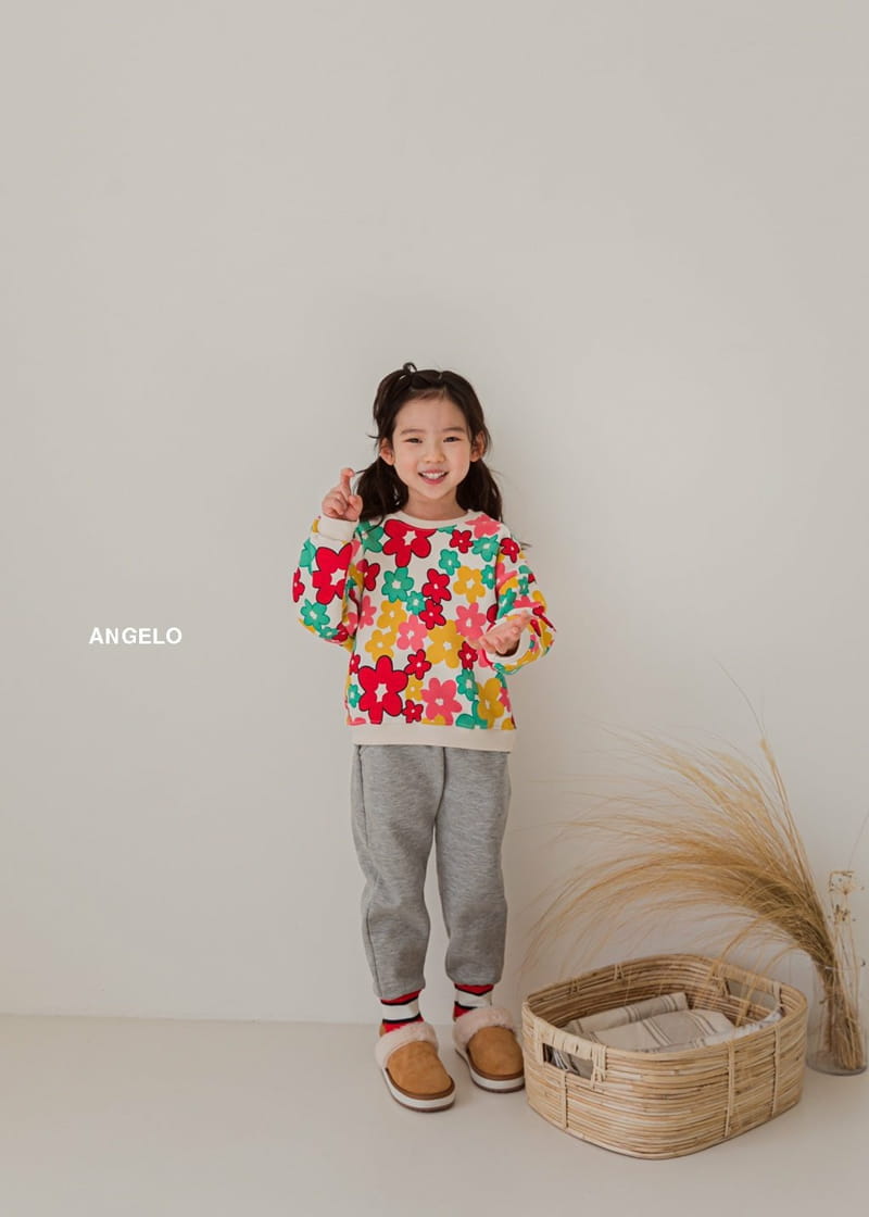 ANGELO - Korean Children Fashion - #Kfashion4kids - Flower Fleece Sweatshirt - 6