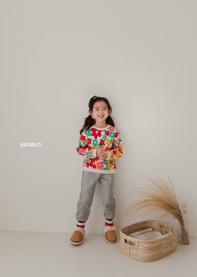 ANGELO - Korean Children Fashion - #Kfashion4kids - Flower Fleece Sweatshirt - 7